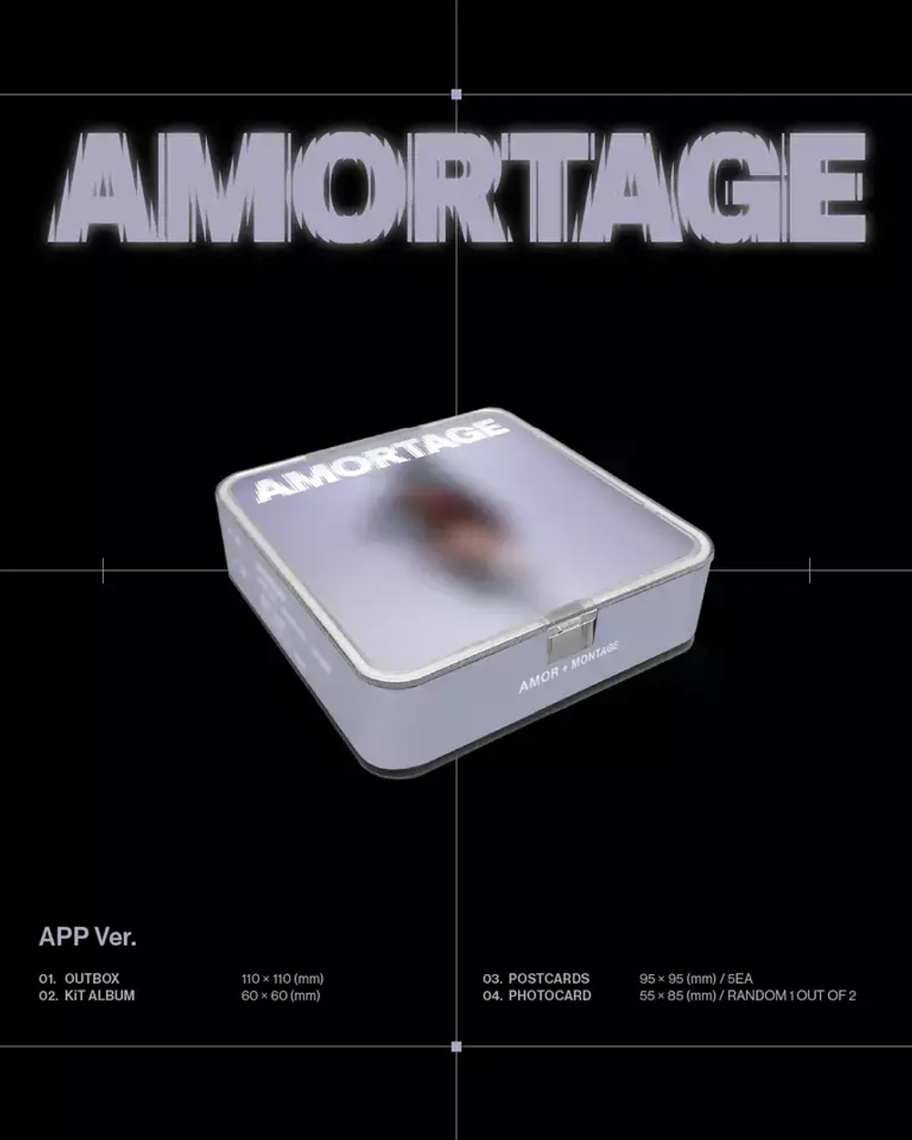 Альбом JISOO - AMORTAGE [APP ver.]