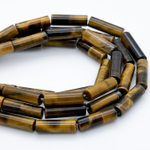 Тигровый глаз, размер около 14*4 мм, цена за 13-14 шт (1/2 нити)