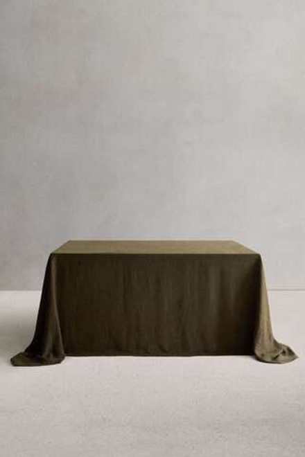 ZARA HOME СКАТЕРТЬ 01, ХАКИ
