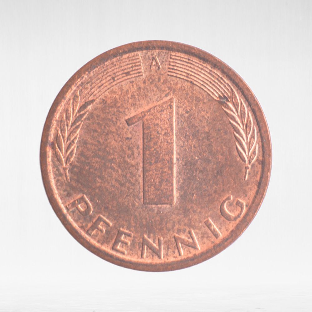 Germany, 1 Pfennig, 1996, (Berlin Mint - "A"), XF