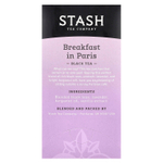 Stash Tea, черный чай, «Завтрак в Париже», 18 чайных пакетиков, 36 г (1,2 унции)