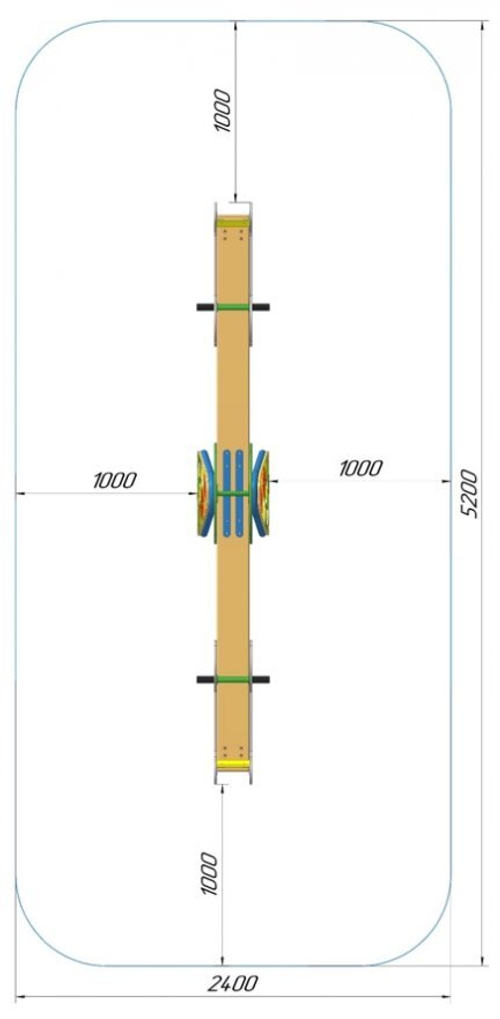 Качалка-балансир Зайка и Белочка КБ-30.7