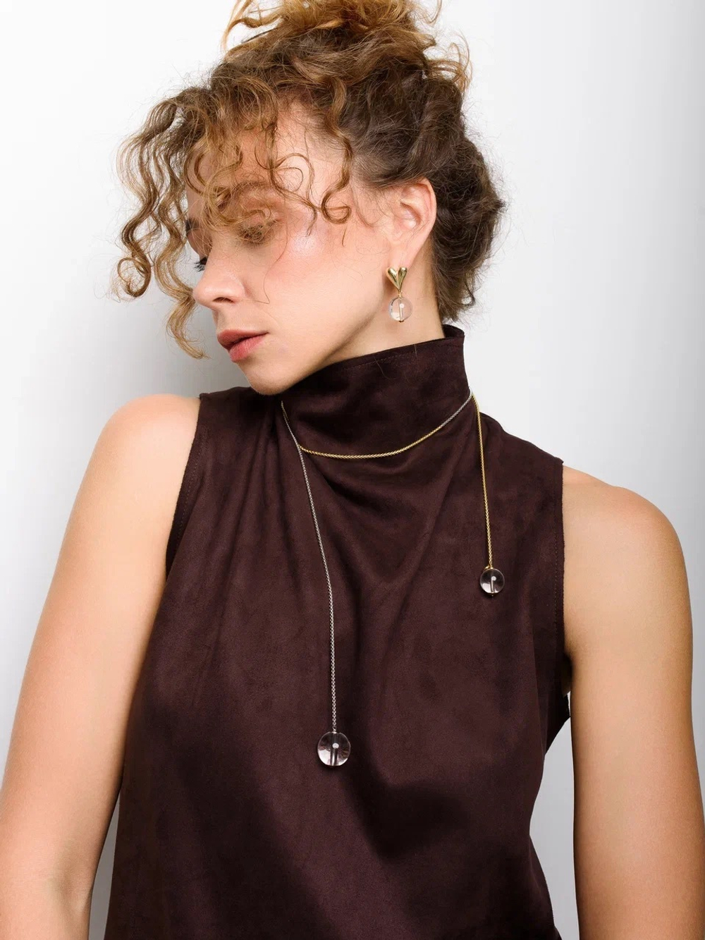 Колье - пояс "Bubble snake" Bicolor