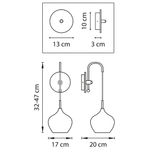 Настенный светильник Lightstar Pentola 803543