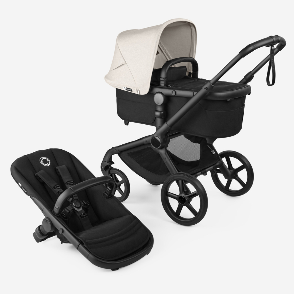 Коляска 2 в 1 Bugaboo Fox 5 Renew complete (Black/Heritage Black/Misty White)