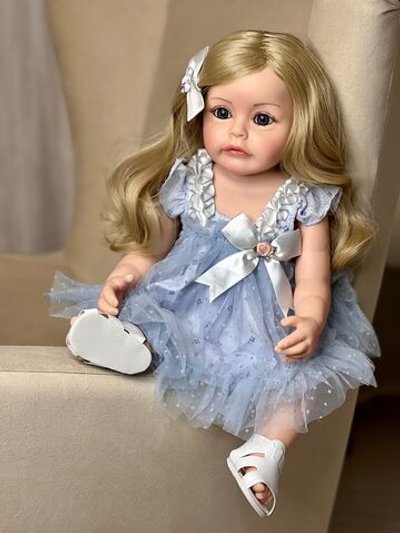 Кукла Реборн виниловая 55см в пакете (FA-028)