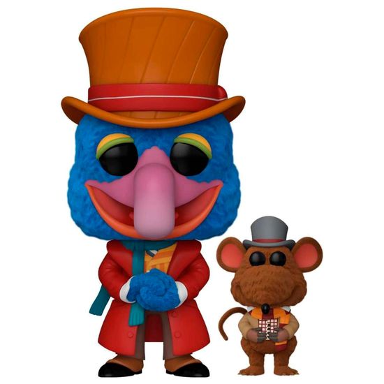 Фигурка Funko POP! Movies Disney Muppets Christmas Carol Charles Dicken w/Rizzo(FL)(Exc)(1456) 74410 / Фигурка Фанко ПОП! по мотивам фильма "Рождественская сказка Маппетов", Чарльз Диккенс