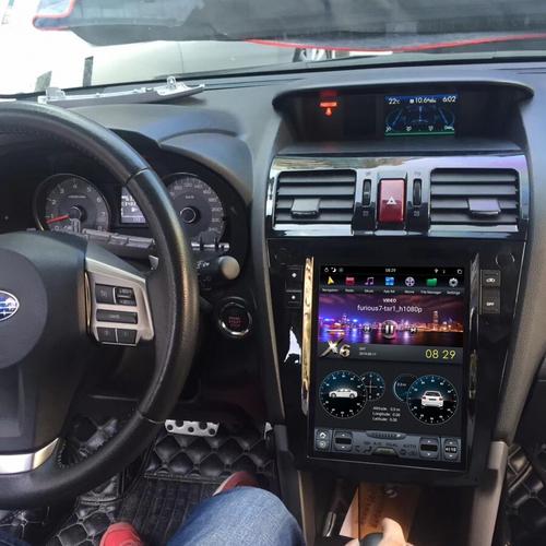 Магнитола для Subaru 2012-2018 Forester 4 SJ, Impreza GJ, XV GP - Kuberg ZF-1072-Q6 вертикальный монитор 10.4" в стиле "Тесла" на Android 11, Snapdragon, CarPlay, 4G SIM-слот