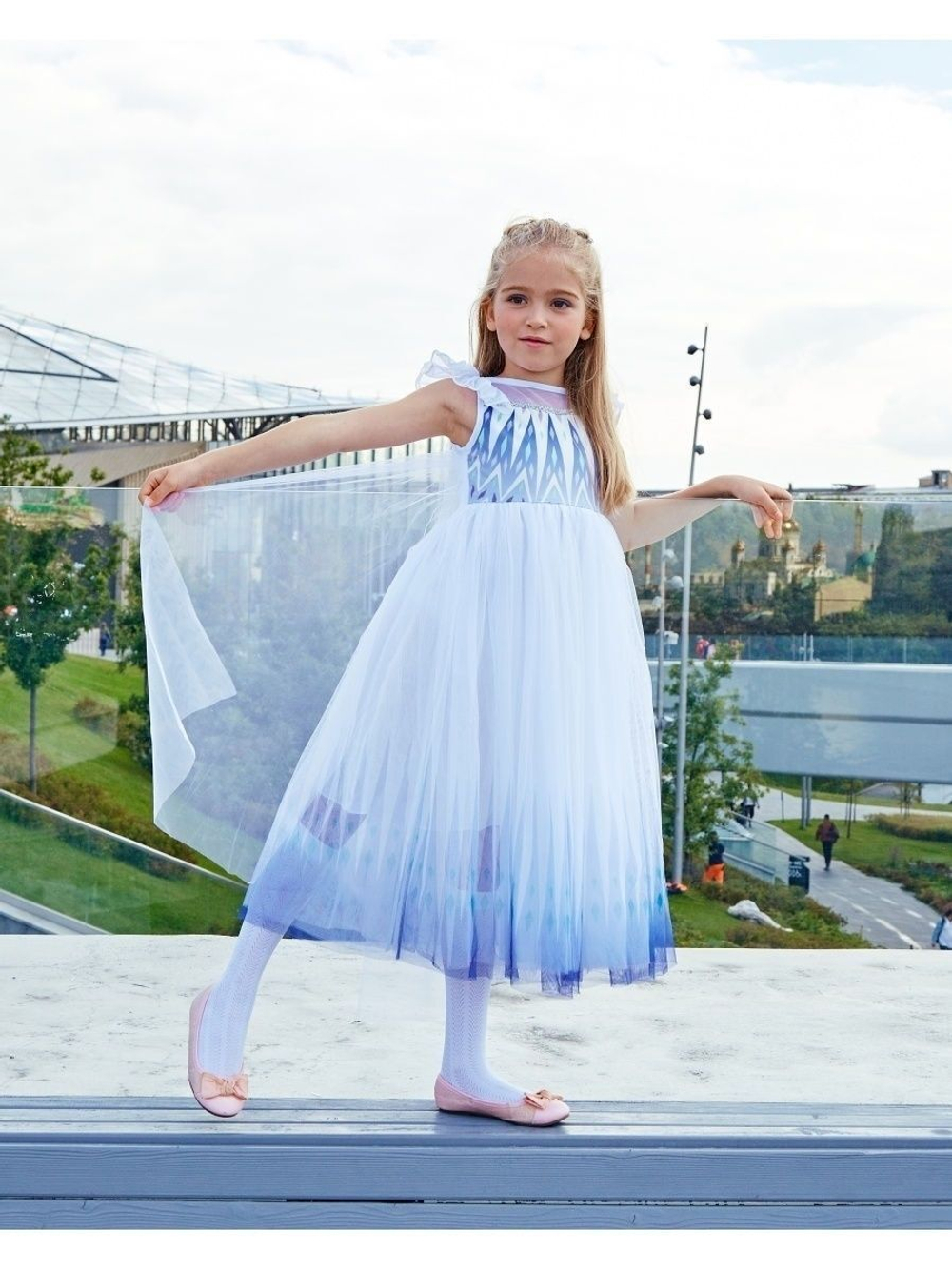 Пышное весеннее платье Эльзы