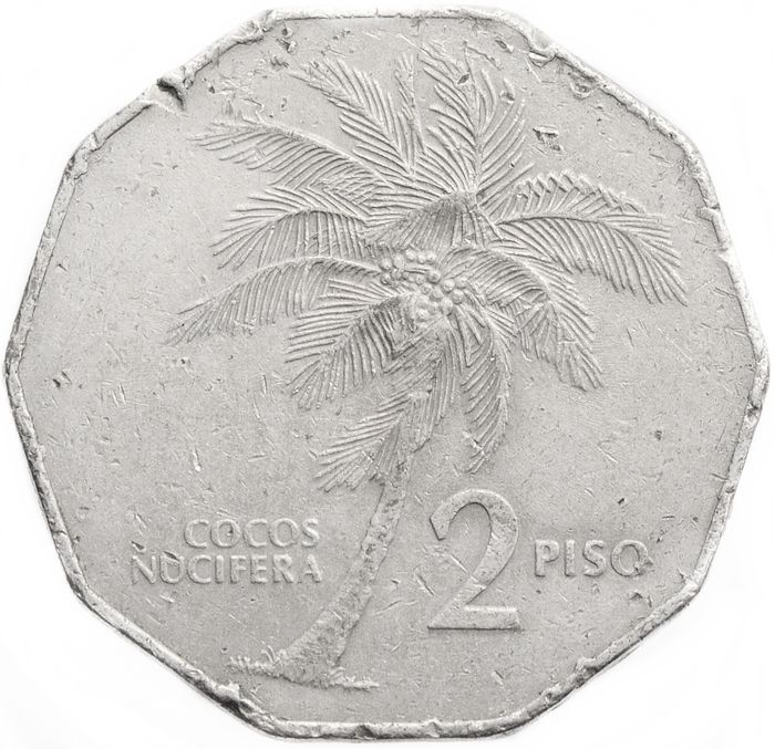 2 песо 1983-1990 Филиппины