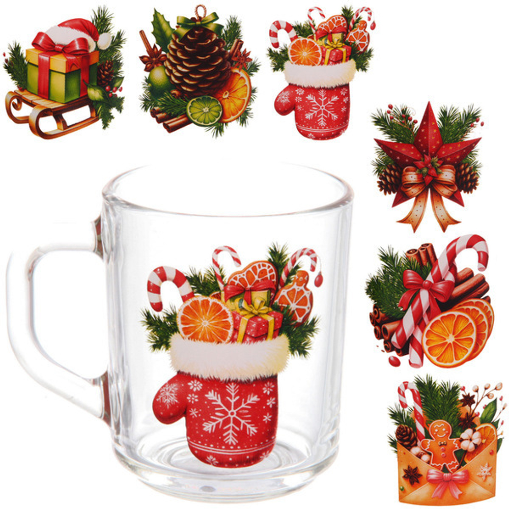 Кружка 200мл «Зимняя фантазия» 6 видов