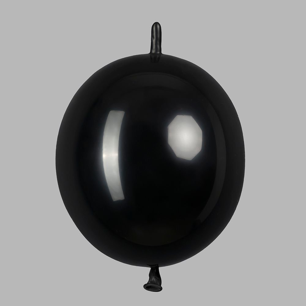 Линколун (12''/30 см) Черный, пастель, 50 шт.