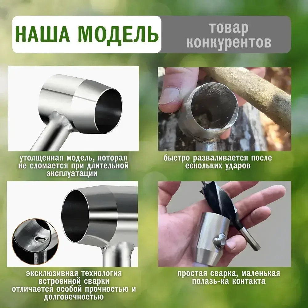 Многофункциональная дрель для выживания на открытом воздухе. Инструменты для джунглей