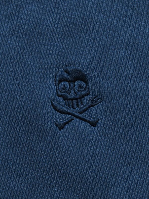 Худи garment dye синий - фото 5