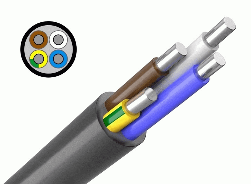 Кабель АВВГнг(A)-LS 3х150+1х50-1 ГОСТ