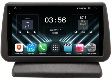 Магнитола для Nissan Note 2005-2013 (вместо верхнего бардачка) - FarCar DX9-9611 монитор 9.5" IPS на Android 13, 4+64Гб, CarPlay