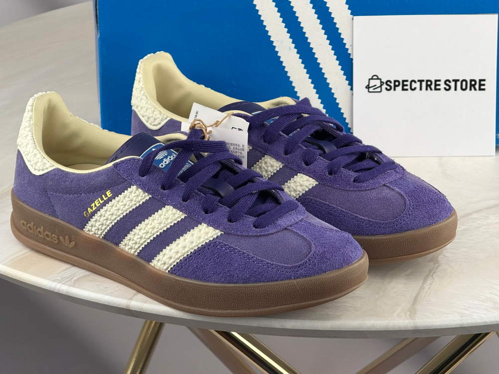 Adidas Gazelle Purple Core White