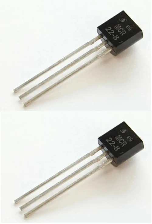 Симистор MCR22-8 1.5A 600V TO92 2шт