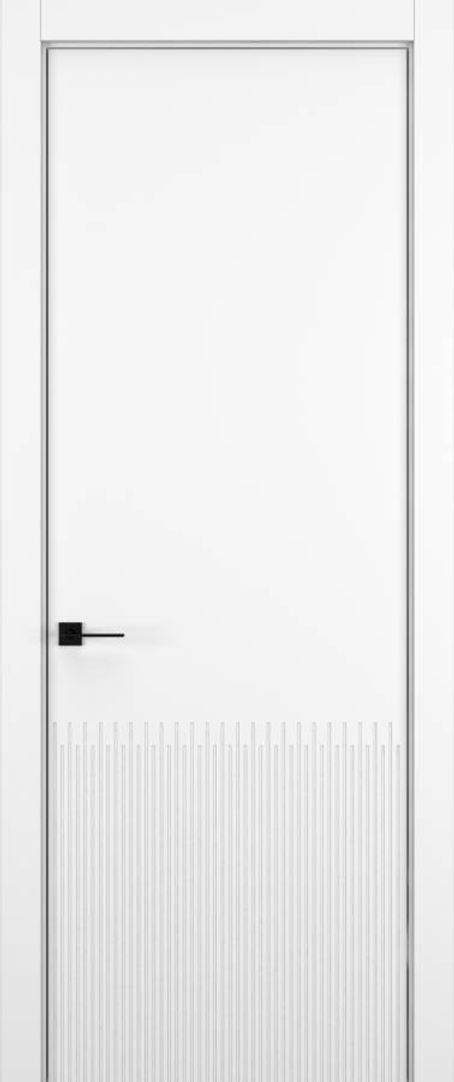 Дверь 5 VERTICAL Матовый Снежный