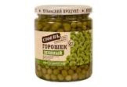 Горошек зеленый "Стоевъ" с/б в/с 450гр 1/8