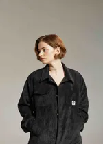 Куртка Called a Garment Corduroy work Угольно-черная
