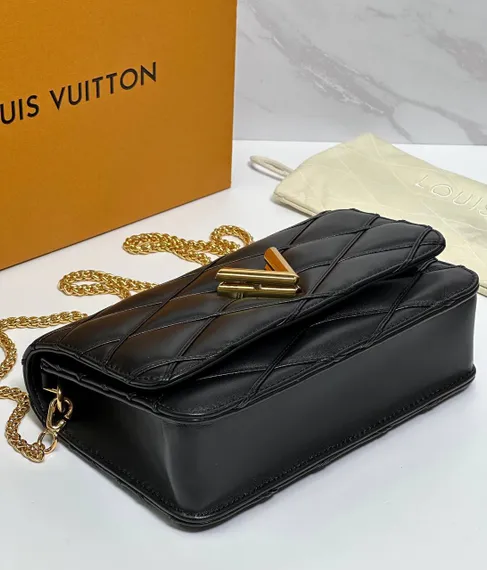 Клатч Louis Vuitton GO-14 чёрный.