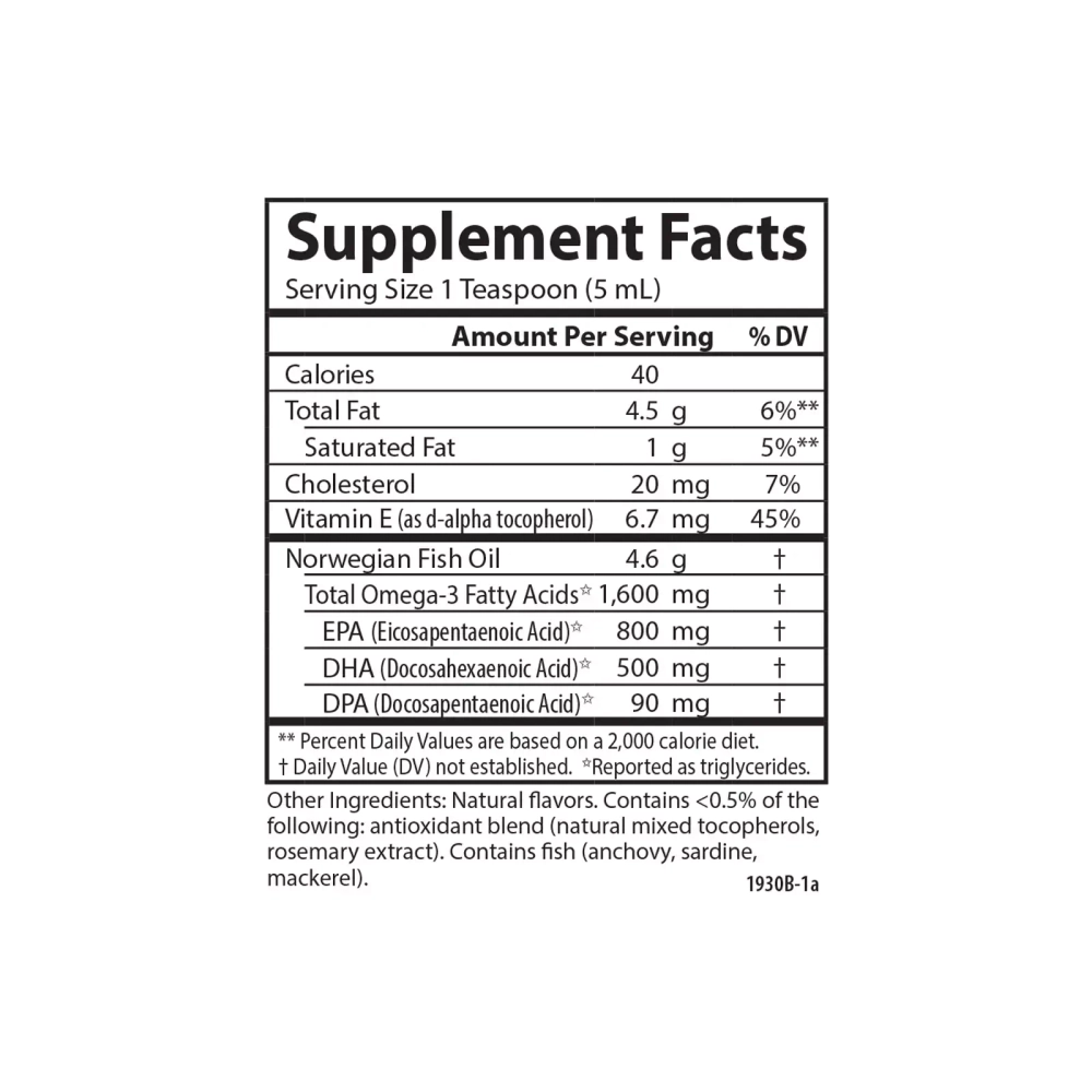 Carlson The Very Finest Fish Oil 1600mg Omega-3 200ml