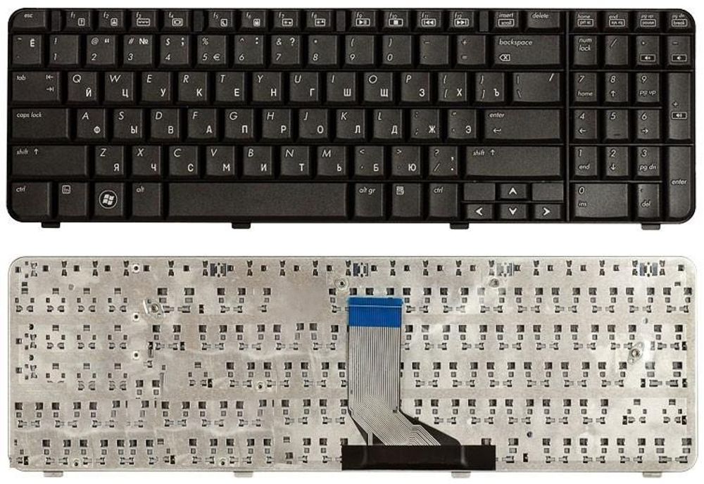 Клавиатура для ноутбука HP Compaq Presario CQ61 G61, Черная (TOP-69773)