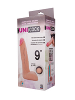 Фаллическая насадка Харнесс UNICOCK 9" - 24 см.