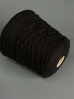 Пряжа Loro Piana FALKLAND 3/90 (100% мериносовая шерсть), 300м/100гр, черный