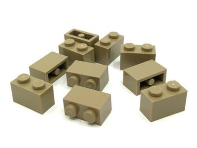 Lego Кирпич 1x2 бежевый 4521914