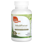Zahler, AdultFocus, добавка для поддержки когнитивных функций и концентрации внимания, 60 капсул