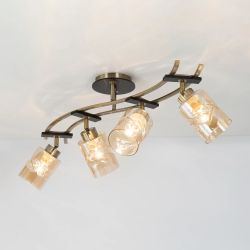 Citilux Мерида CL142144 Люстра с поворотными плафонами Бронза