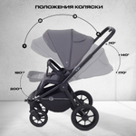 Детская коляска Rant Flex 3 в 1 RA077 Graphite