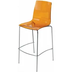 Барный стул X-Treme BSL, прозрачный оранжевый