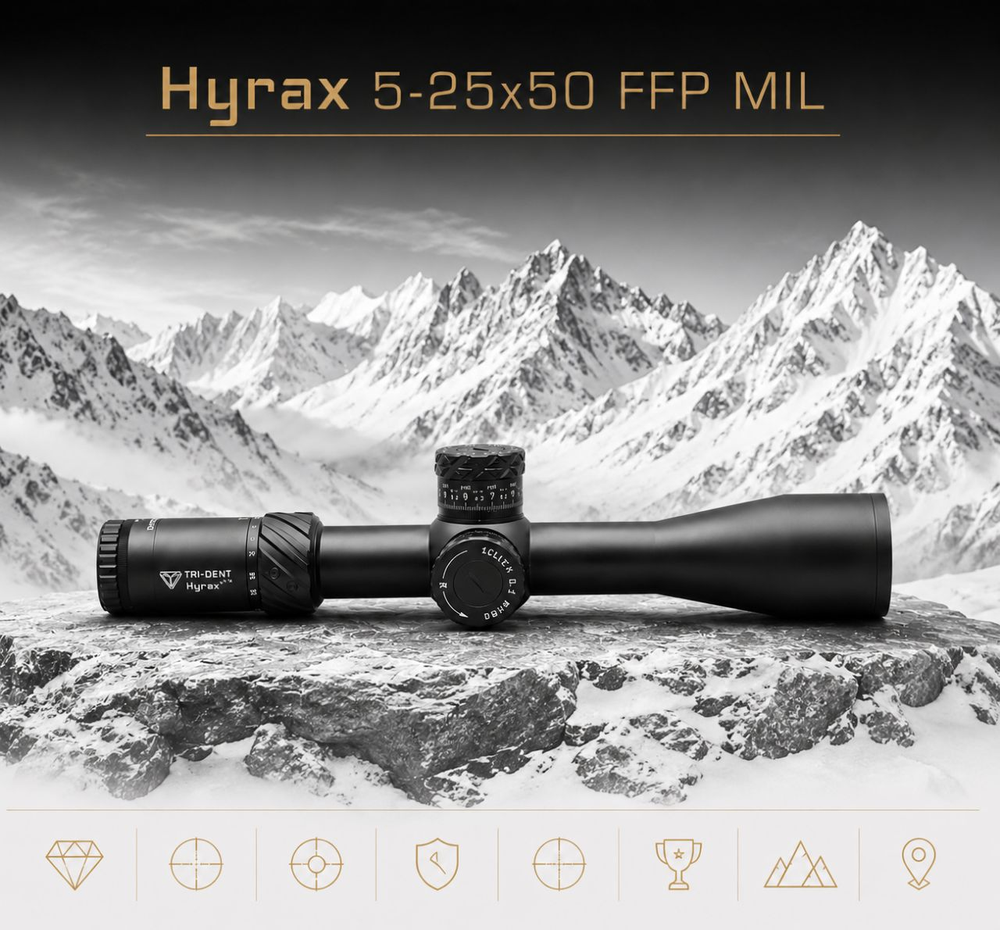 Оптический прицел Tri-dent Arms Hyrax 5-25x50ffp