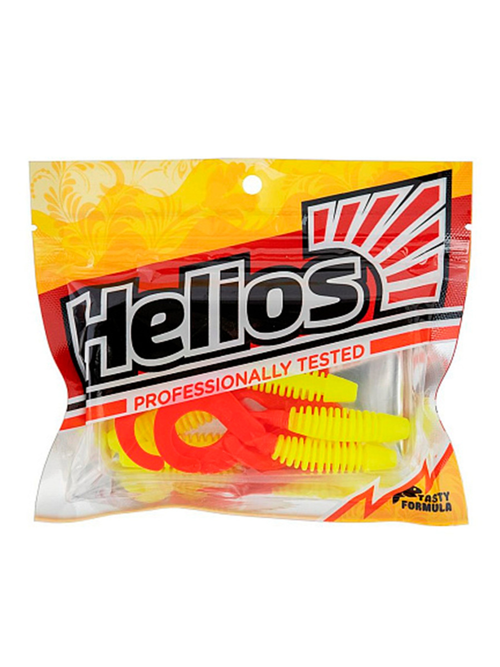 Твистер Helios Din 3,11"/7,9см Electric green 6шт. (HS-33-007)