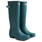 HUNTER Refined Waterproof And Warm Rain Boots Women"s Blue