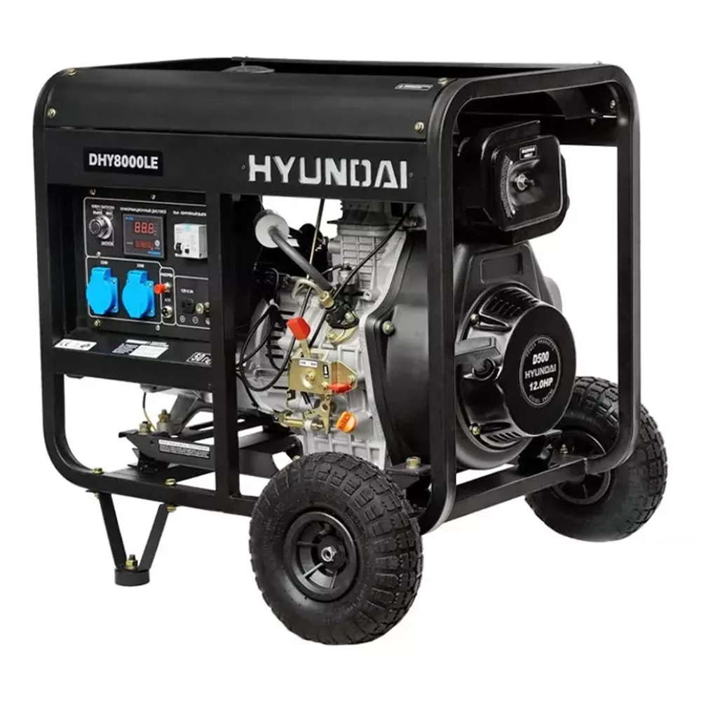 Дизельный генератор HYUNDAI DHY 8000LE