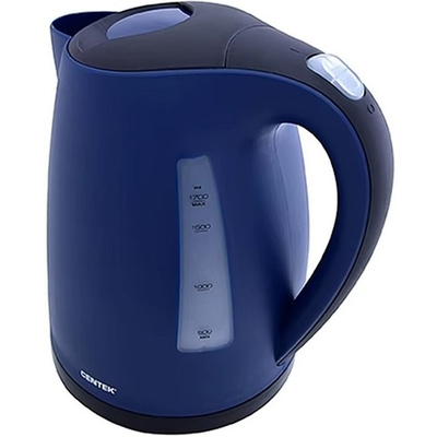 Электрический чайник Centek CT-0026, 1.7л, 2200Вт, LED-подсветка, синий