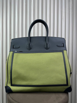Дорожная сумка Hermes HAC Birkin 40 Cargo Toile