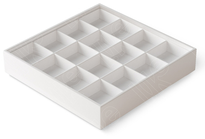 Планшет Альфа/2 серия/приподнятое дно/16 ячеек 03 (48х48 мм.)