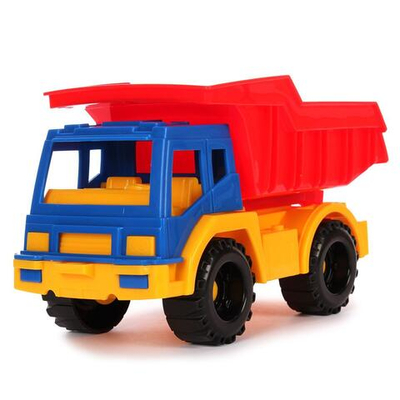 Самосвал "Кама" желто-красный (Нордпласт)
