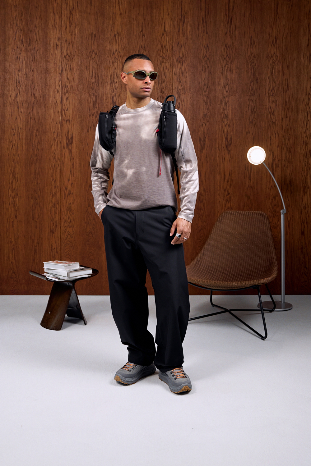 Лонгслив Nothomme Blue Monte Wool Temperature-Regulating Longsleeve "Fog Gray"