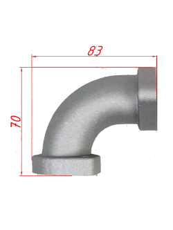 Патрубок карбюратора 28мм металл 125-160см3