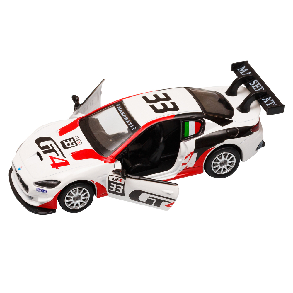 Модель 1:43 Maserati Gran Turismo MC GT4, белый, откр. двери