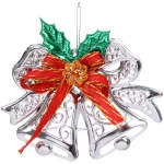 Подвеска «Зимние колокольчики» 13 см, серберо