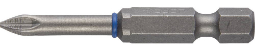 Биты ЗУБР ″ЭКСПЕРТ″ торсионные кованые, обточенные, хромомолибденовая сталь, тип хвостовика E 1/4″, PH1, 50мм, 2шт