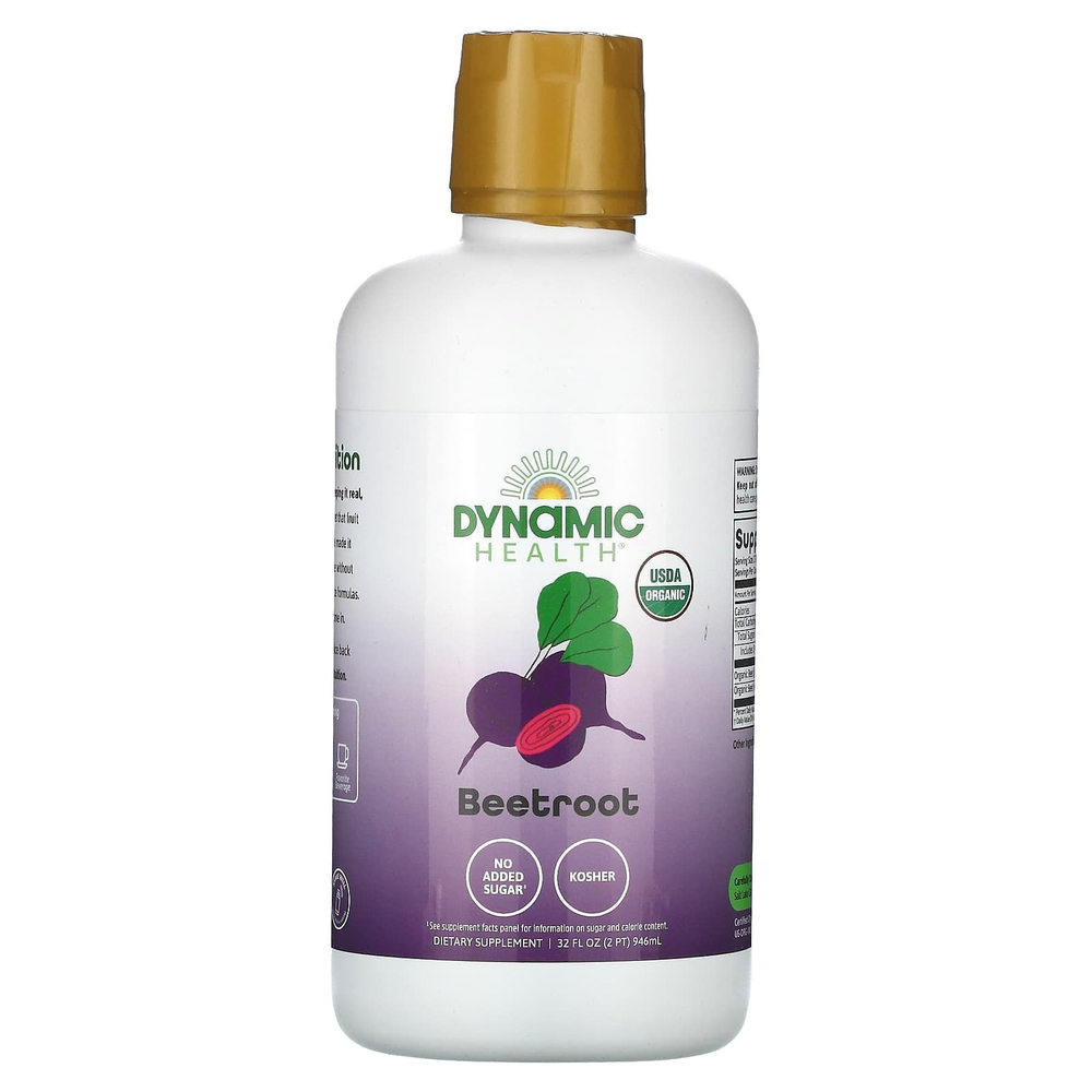 Dynamic Health, Сертифицированная органическая свекла, 946 мл (32 жидк. унц.)