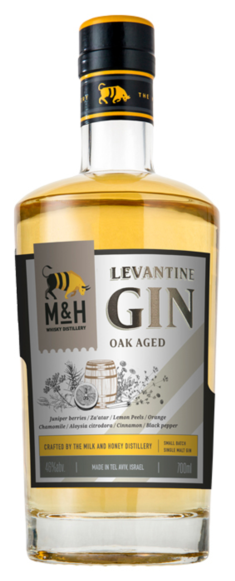 Джин M & H Levantine Single Malt Gin Oak Aged, 0,7 л